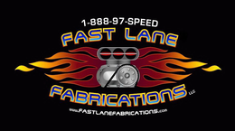 FAST LANE FABRICATIONS LLC 1-888-97-SPEED WWW.FASTLANEFABRICATIONS.COM logo