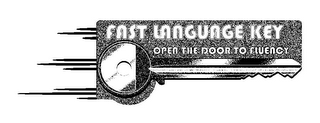 FAST LANGUAGE KEY OPEN THE DOOR TO FLUENCY logo