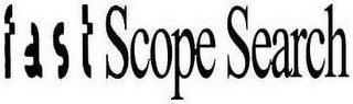 FAST SCOPE SEARCH logo