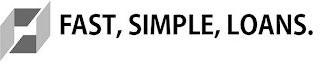 FAST, SIMPLE, LOANS. logo