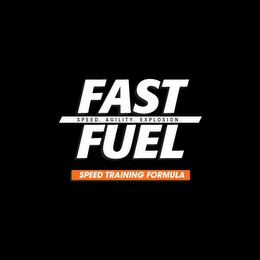 FAST SPEED. AGILITY. EXPLOSION. FUEL SPEED TRAINING FORMULA logo