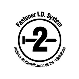 FASTENER I.D. SYSTEM 2 SISTEMA DE IDENTIFICACIÓN DE LOS SUJETADORES logo