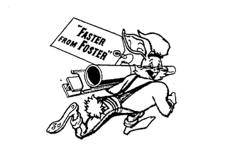"FASTER FROM FOSTER" logo