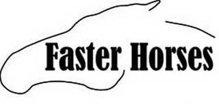 FASTER HORSES logo