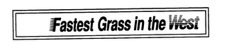FASTEST GRASS IN THE WEST logo