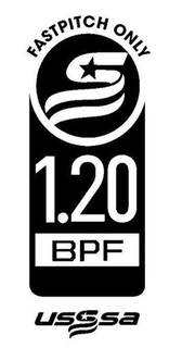 FASTPITCH ONLY S 1.20 BPF USSSA logo