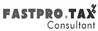 FASTPRO. TAX CONSULTANT logo