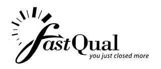 FASTQUAL YOU JUST CLOSED MORE logo
