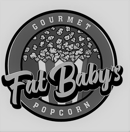 FAT BABY'S GOURMET POPCORN logo