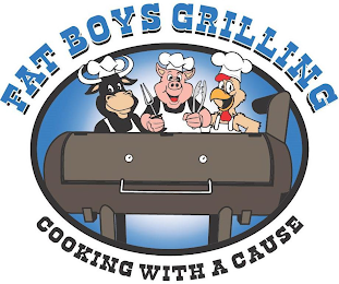 FAT BOYS GRILLING COOKING WITH A CAUSE logo