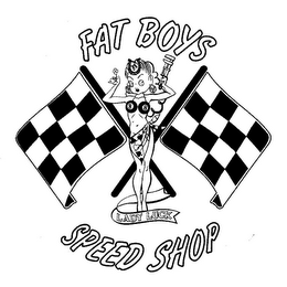 FAT BOYS SPEED SHOP LADY LUCK 8 8 logo