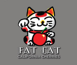 FAT CAT CALIFORNIA CHERRIES logo