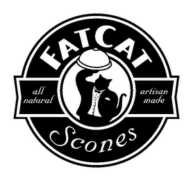 FAT CAT SCONES ALL NATURAL ARTISAN MADE logo