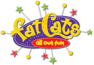 FAT CATS ALL OUT FUN logo