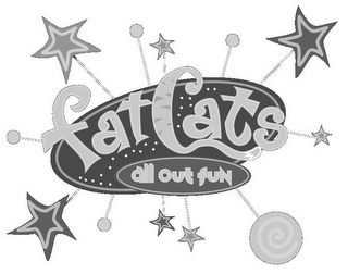 FAT CATS ALL OUT FUN logo