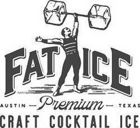 FAT ICE AUSTIN - PREMIUM - TEXAS CRAFT COCKTAIL ICE logo