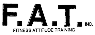 F.A.T. INC. FITNESS ATTITUDE TRAINING logo