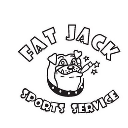 FAT JACK SPORTS SERVICE AND DESIGN logo