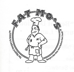FAT MO'S THE BIGGEST BURGERS IN TOWN!  BURGERS LIKE THEY WERE BEFORE FASTFOOD! logo