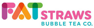 FAT STRAWS BUBBLE TEA CO. logo