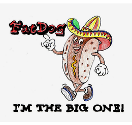 FATDOG I'M THE BIG ONE! logo