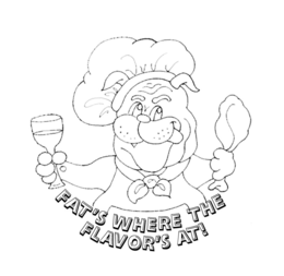 FAT'S WHERE THE FLAVOR'S AT! logo