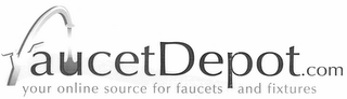 FAUCETDEPOT.COM YOUR ONLINE SOURCE FOR FAUCETS AND FIXTURES logo