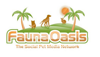 FAUNA OASIS THE SOCIAL PET MEDIA NETWORK logo