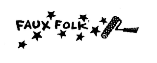 FAUX FOLK logo