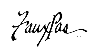 FAUX PAS logo