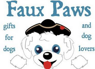 FAUX PAWS GIFTS FOR DOGS AND DOG LOVERS logo