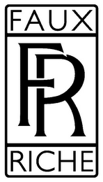 FAUX RICHE F R logo