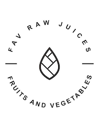 FAV RAW JUICES - FRUITS AND VEGETABLES logo