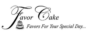 FAVOR CAKE FAVORS FOR YOUR SPECIAL DAY... logo