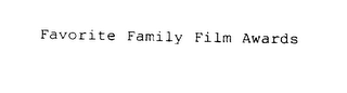 FAVORITE FAMILY FILM AWARDS logo