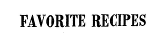 FAVORITE RECIPES logo