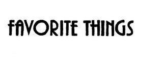FAVORITE THINGS logo