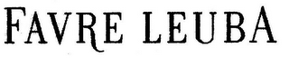 FAVRE LEUBA logo