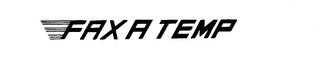 FAX A TEMP logo