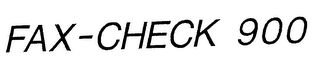 FAX-CHECK 900 logo