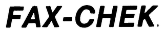 FAX-CHEK logo