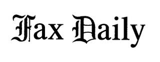 FAX DAILY logo