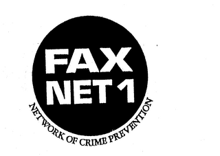 FAX NET 1 NETWORK OF CRIME PREVENTION logo