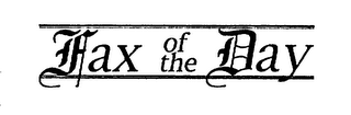 FAX OF THE DAY logo