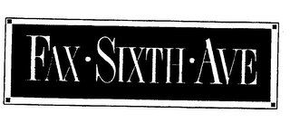 FAX - SIXTH - AVE logo