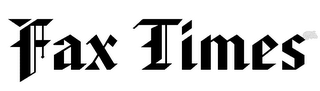 FAX TIMES logo