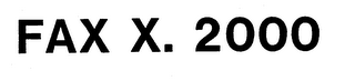 FAX X. 2000 logo