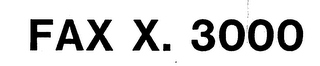FAX X. 3000 logo