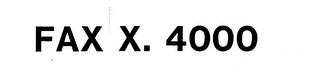 FAX X. 4000 logo