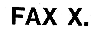 FAX X. logo